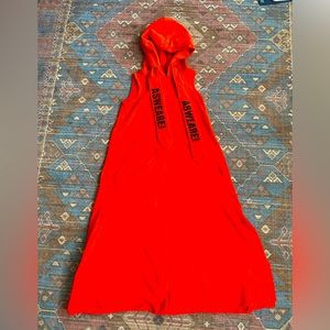 #VDR Viadellerose ASWEARE Hoodie dress with front and back pockets. Size S